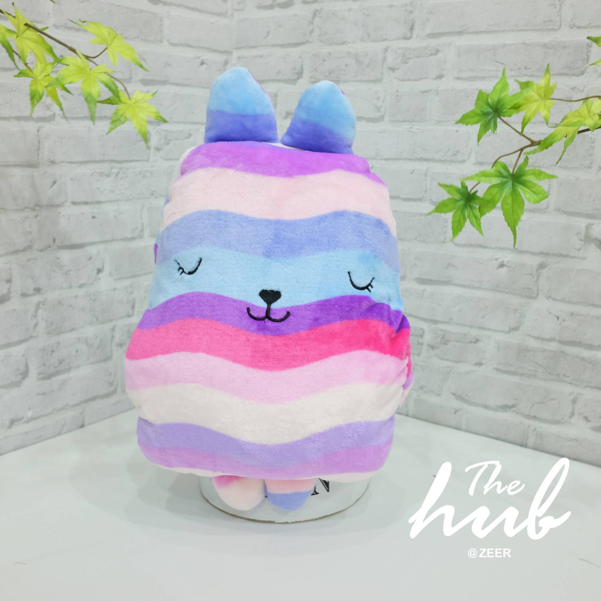 หมอนผ้าห่มคราฟคัลเลอร์ฟูล