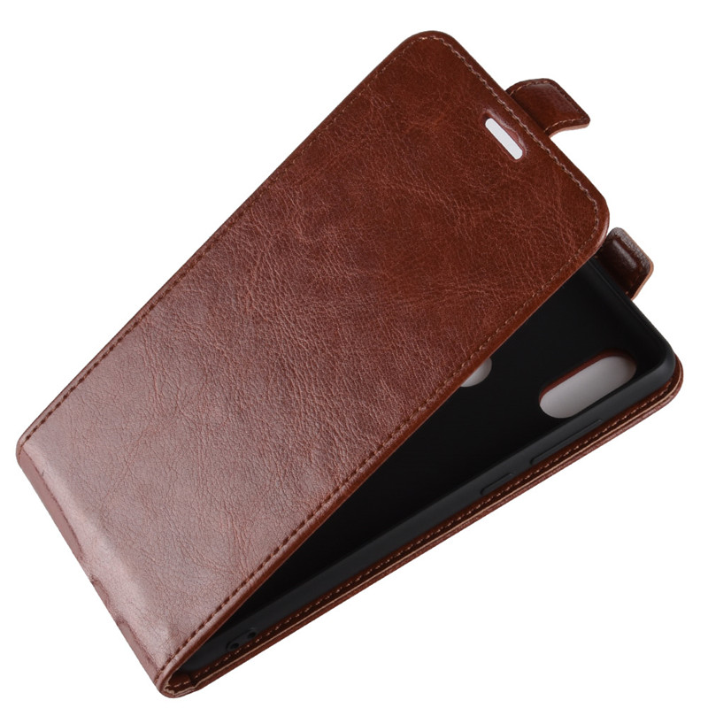เคส Xiaomi Mi Mix 2s #เคสฝาพับหนัง PU ผิวหนังม้าแนวตั้ง Crazy Horse Vertical Leather