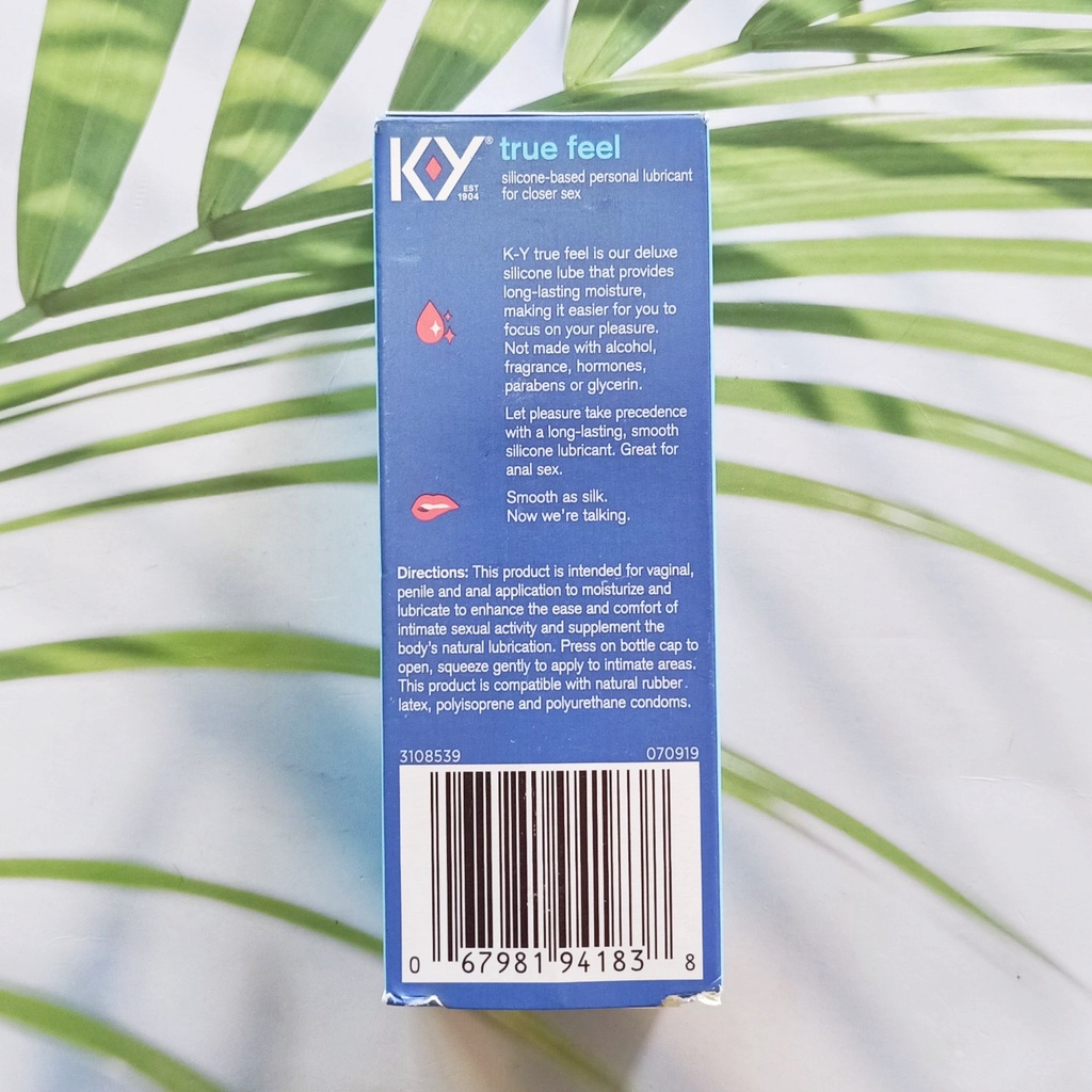 K-Y® True Feel Deluxe Silicone Based Lube, Silky 44 or 133 ml เจลหล่อลื่น เจลเควาย สารหล่อลื่นจากซิลิโคน