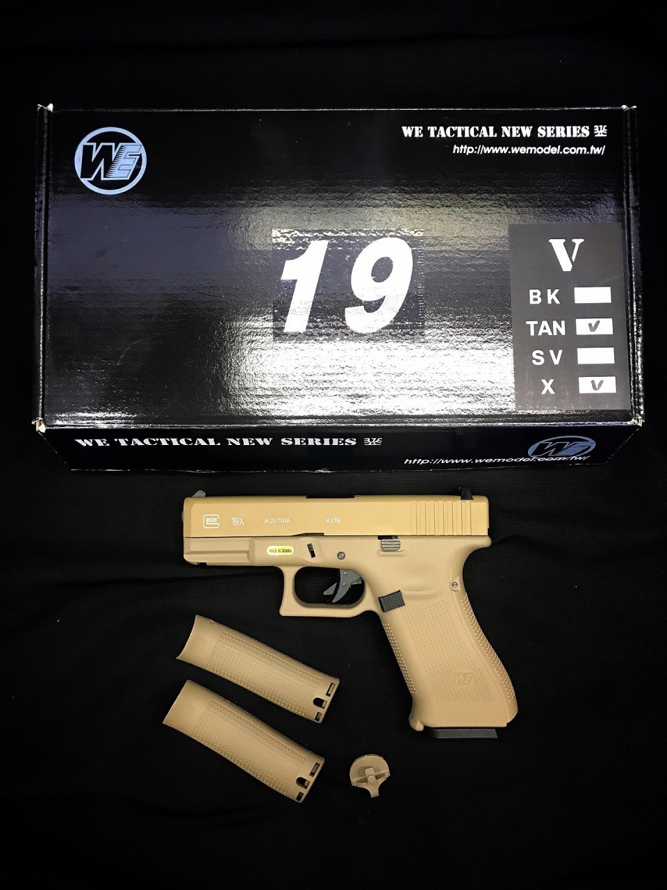 Glock 19x 9x19 Gas Blowback