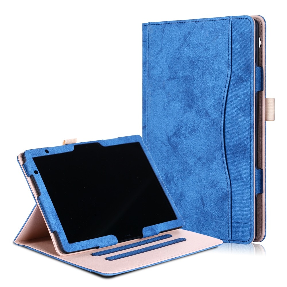 เคสแท็บเล็ต Huawei MediaPad T5 10 #เคสฝาพับ Front Pocket PU Leather Smart Cover เคสคุณภาพดีราคาถูก
