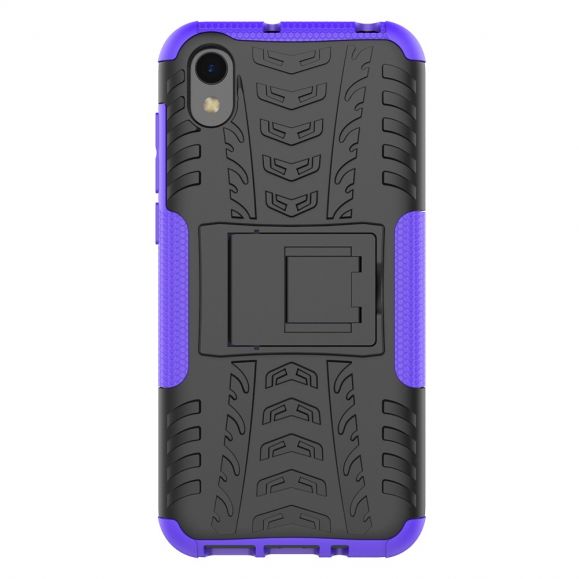 Case Huawei Y5 2019 #เคสฝาหลังกันลื่น Cool Tyre Pattern Kickstand (PC + TPU)