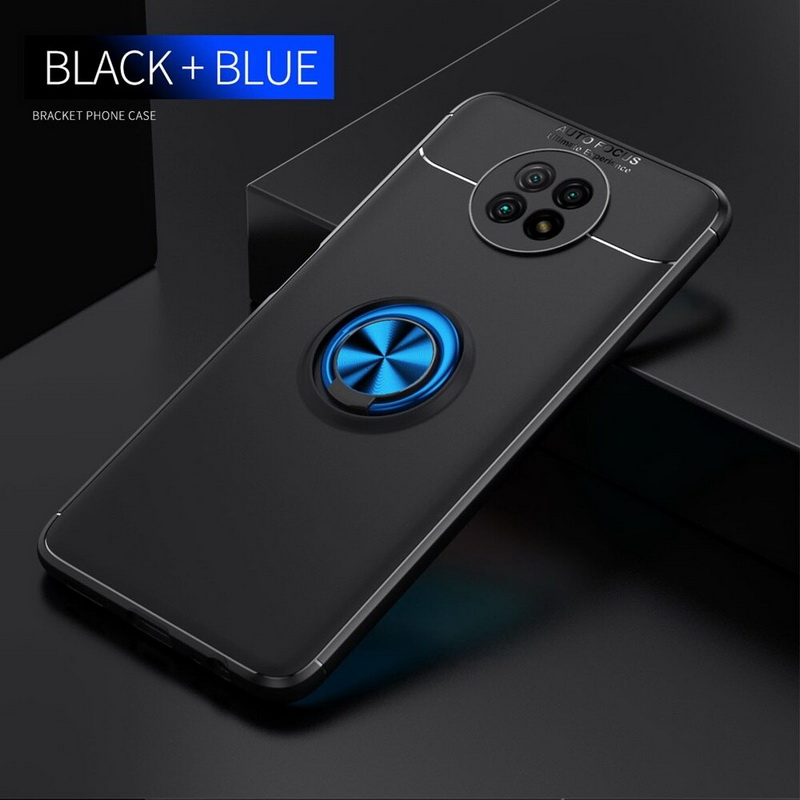 เคส Redmi Note 9T 5G #เคสฝาหลัง Soft TPU Finger Ring Kickstand (แผ่นโลหะแบบ Built-in) Soft TPU