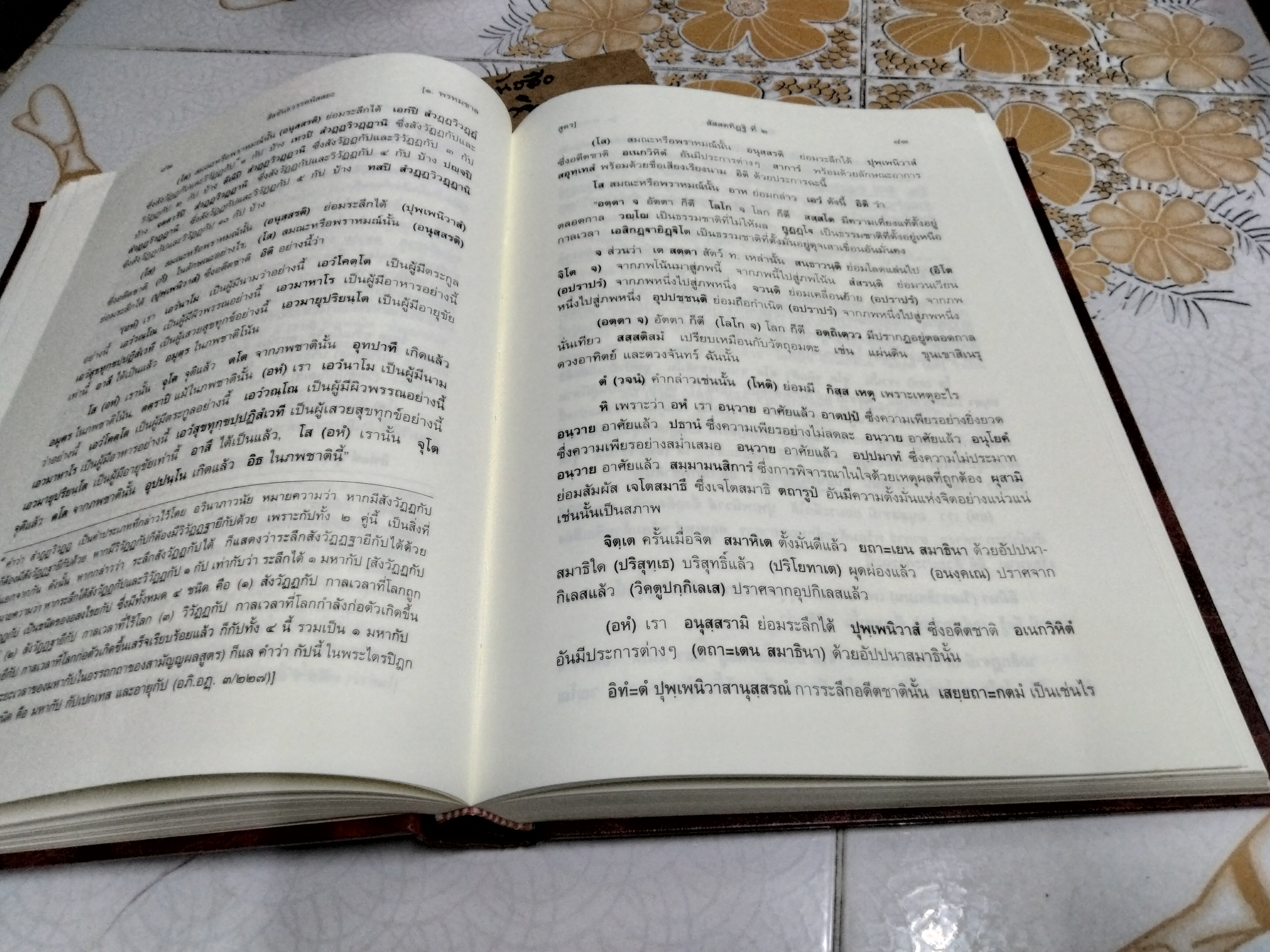 พระไตรปิฎกนิสสยะ เล่ม 1 ทีฆนิกาย สีลขันธวรรค ภาค 1 หนังสือแปลบาลีเป็นภาษาไทยชนิดคำต่อคำ) จำรูญ ธรรมดา แปล (มีรอยปากกาเน้นข้อความหลายหน้า)