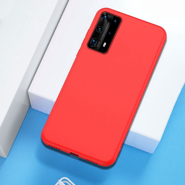 เคส Huawei P40 Pro Plus #เคสฝาหลังซิลิโคนนิ่ม Liquid Silicone Back Case