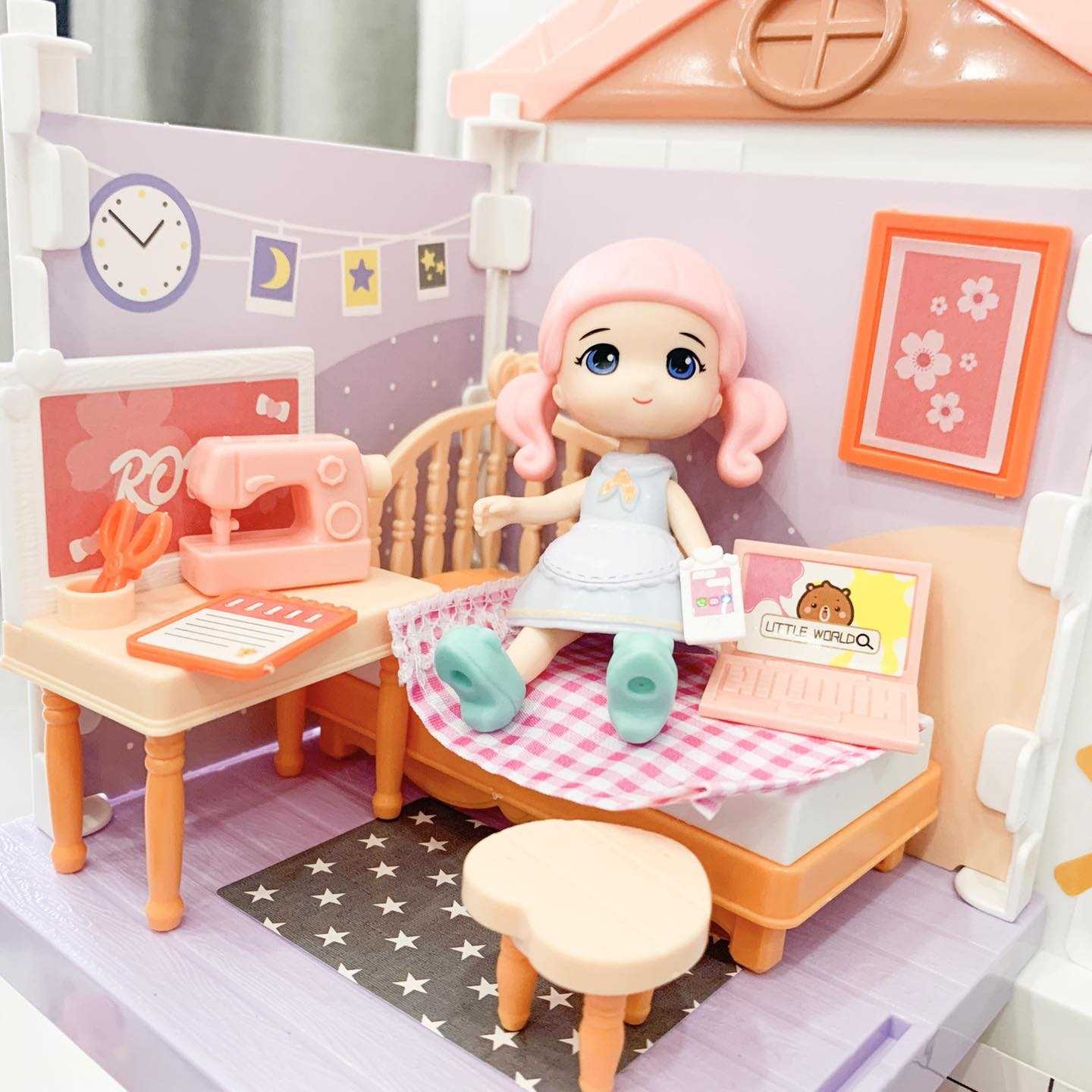 บ้านตุ๊กตา ตุ๊กตาเปลี่ยนชุดได้