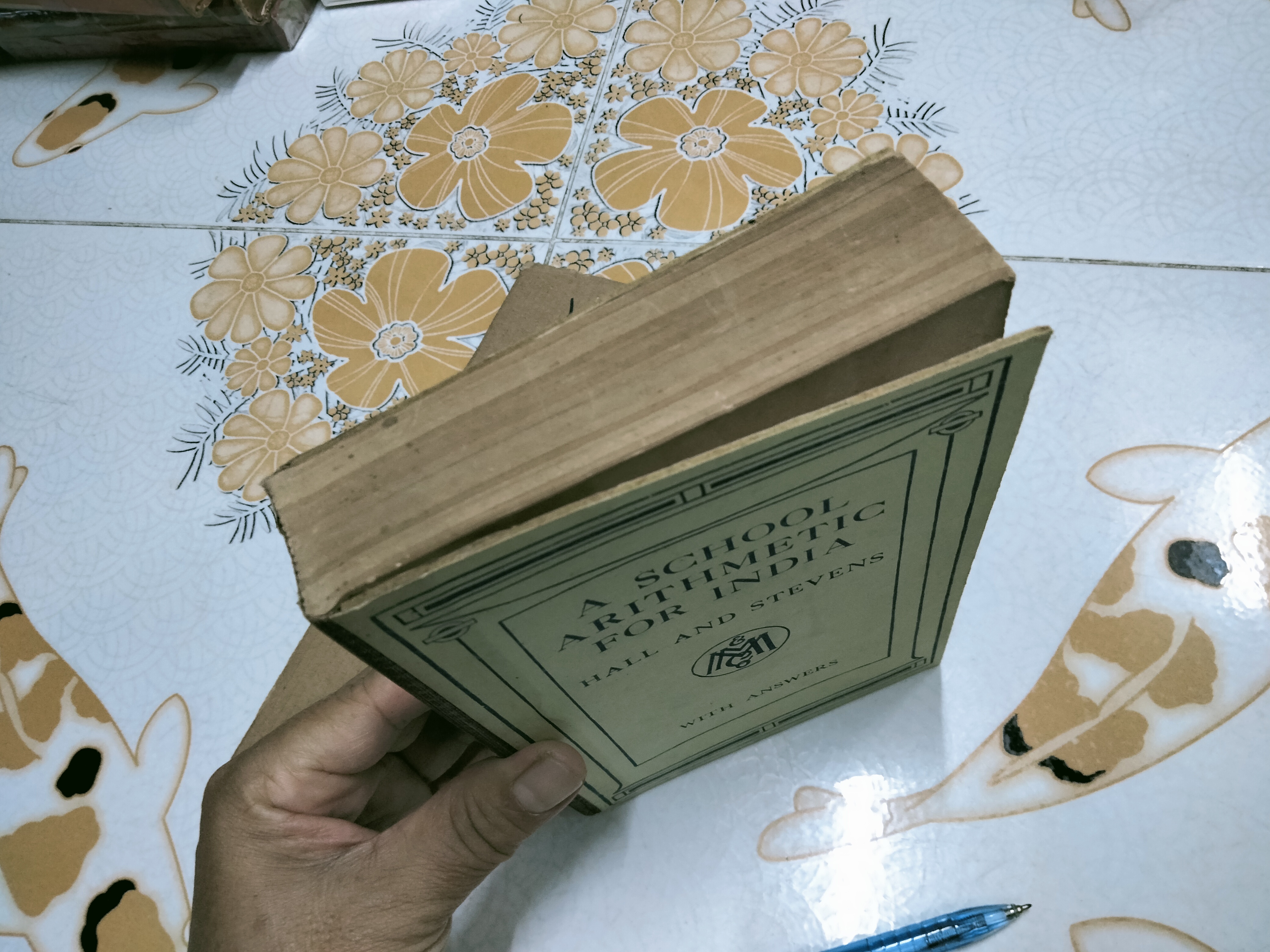 A SCHOOL ARITHMETIC FOR INDIA BY HALL AND STEVENS (with answers) ปกแข็ง **สินค้าหมด**