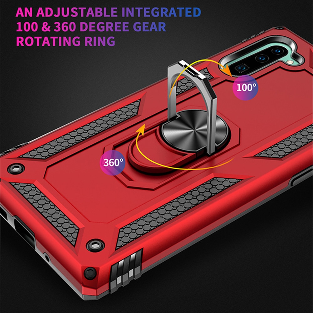 เคส Samsung Galaxy Note 10 #เคสฝาหลัง Hybrid TPU+PC มีแหวนสวมนิ้ว