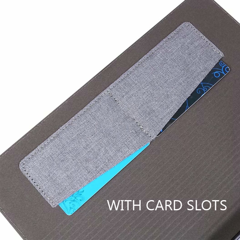 Case Samsung Galaxy Tab A 8.0 (2019) SM-T290 T295 T297 #เคสฝาพับหนัง PU ผิวผ้าพับตั้งได้ Cloth Leather Wallet