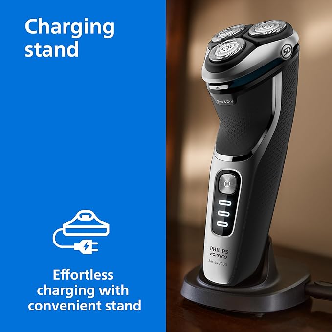 Philips® Norelco Shaver 3800 Rechargeable Wet & Dry For great Skin Comfort Medel S3311/85 ฟิลิปส์ เครื่องโกนหนวดไฟฟ้า