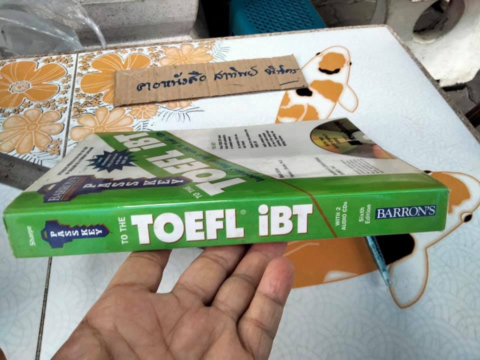 TOEFL IBT , BARRON'S 6th Edition (เล่มเล็ก แผ่นซีดีครบ)
