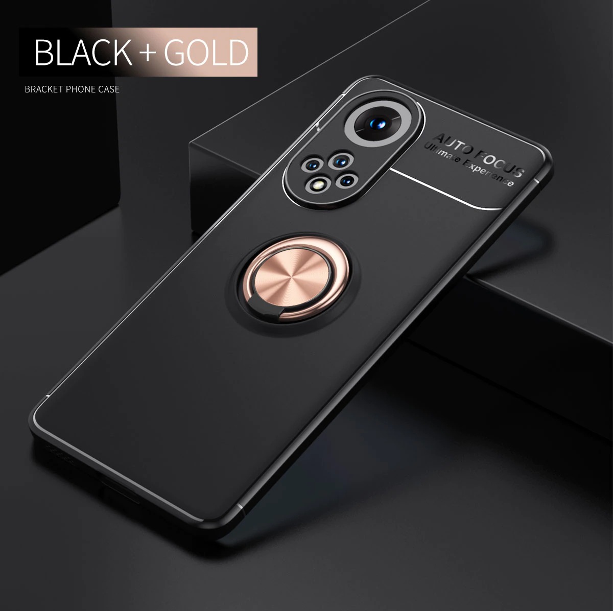Case Huawei Nova 9#เคสฝาหลัง TPU Finger Ring Kickstand (แผ่นโลหะแบบ Built-in)