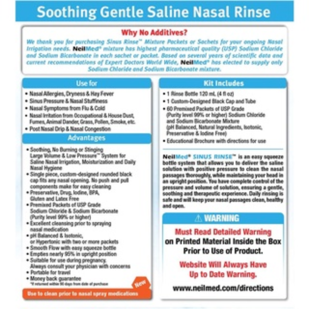 NeilMed Kids Ages 2+ Rinse Kit อุปกรณ์ล้างจมูก น้ำเกลือ