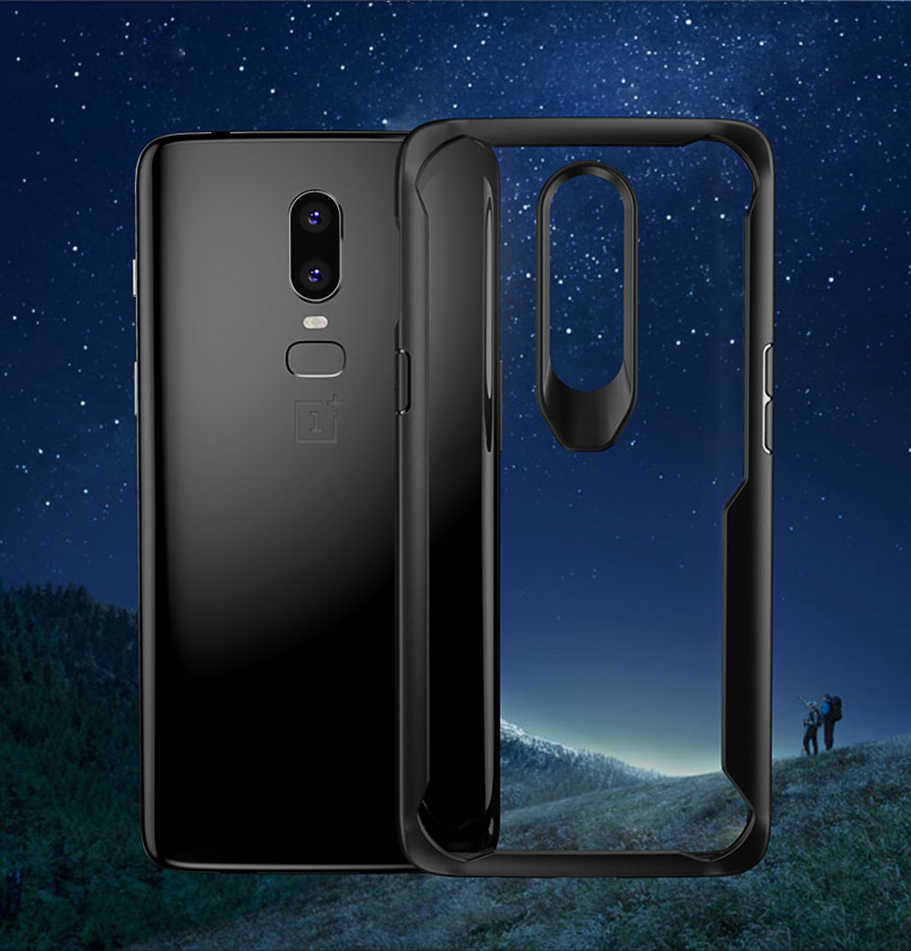 เคส OnePlus 6 #เคสฝาหลัง Shock Absorption Tough PC+TPU