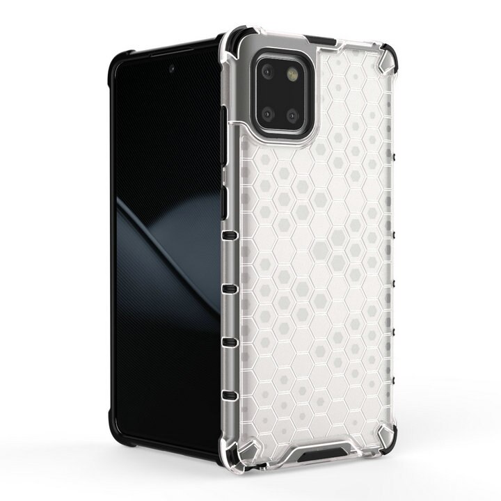 เคส Samsung Galaxy Note 10 Lite #เคสฝาหลังกันกระแทก Honeycomb Shock Absorber TPU + PC + Silicone Hybrid