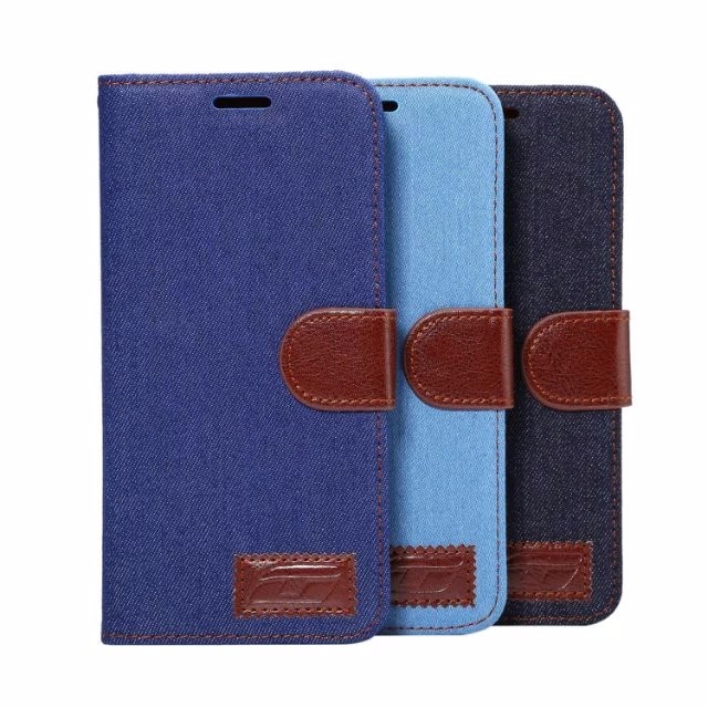Case Huawei Mate 9 เคสฝาพับหุ้มด้วยผ้าเนื้อแบบกางเกงยีนส์อย่างดี