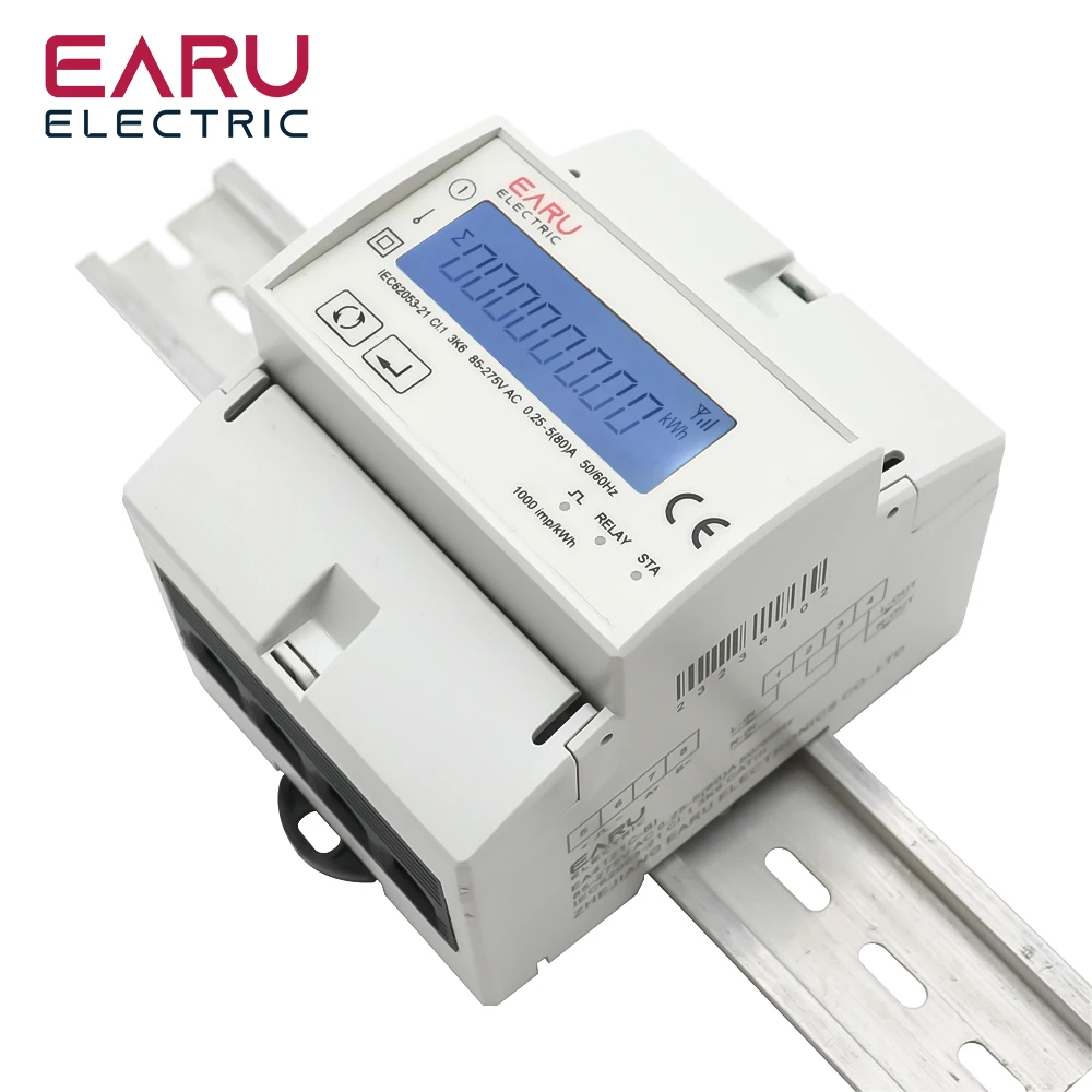 Tuya 80A WiFi 220 V 1 phase smart power meter Energy Meter kWh (Tuya App)