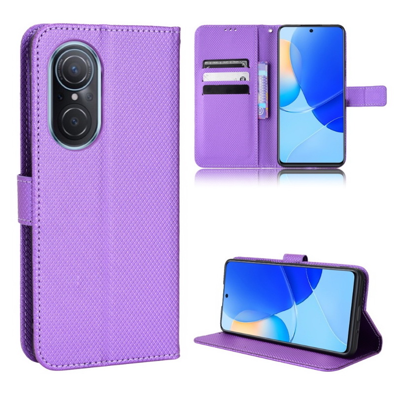 เคส Huawei Nova 9 SE #เคสฝาพับแบบกระเป๋าสตางค์หนัง PU มีช่องใส่บัตร Leather Wallet Card Holder Phone Cover