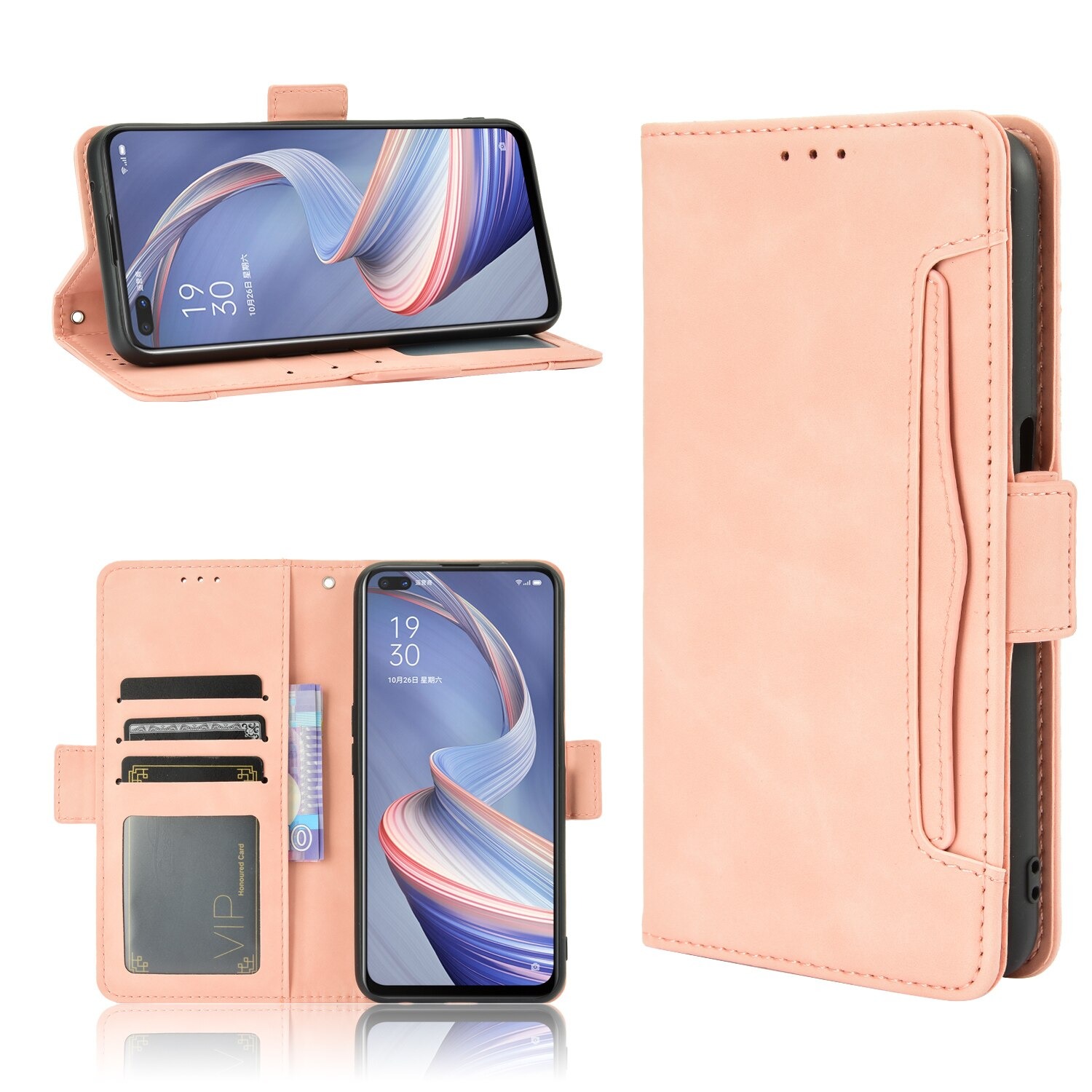 เคส Xiaomi Mi 10T Pro#เคสฝาพับหนัง PU มีที่เสียบการ์ดหลายช่อง Multiple Card Slots PU Leather Cover