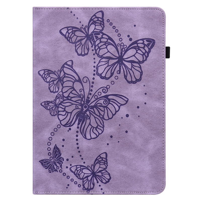Case Samsung Galaxy Tab A7 Lite 8.7" (T220,T225) #เคสฝาพับหนัง PU ลายผีเสือ Imprinting Butterflies Pattern PU Leather
