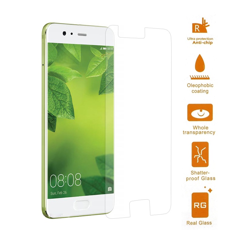 ฟิล์มกระจกกันรอย Huawei P10 Plus หนา 0.3 มม.แบบไม่เต็มจอ Tempered Glass Screen Protector (Arc Edge)
