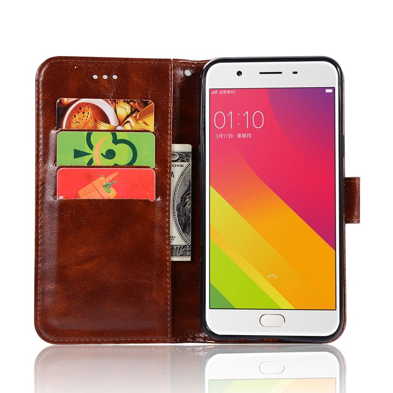 เคส Oppo F1S ,A59 #เคสฝาพับเกรดพรีเมี่ยมแบบกระเป๋าสตางค์ หนัง PU Vintage