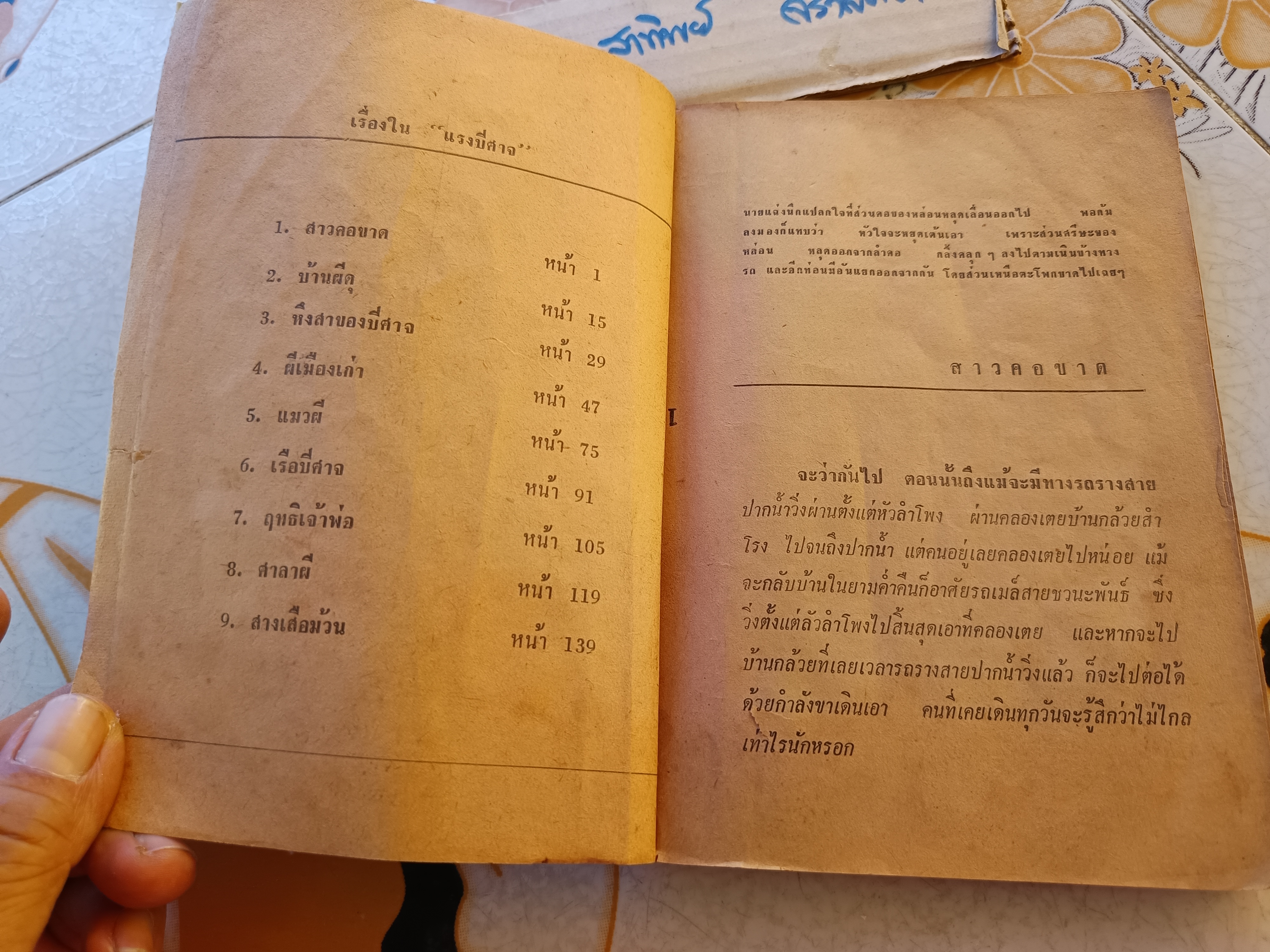 แรงปีศาจ โดย ชัย วิชิต สำนักพิมพ์สยาม พิมพ์ปีพ.ศ 2512 #หนังสือแนวผีๆ