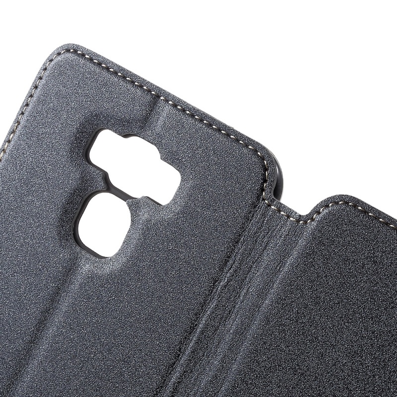 Case Asus Zenfone 3 Max ZC553KL #เคสหนังฝาพับผิวเนื้อทราย Assorted Color Leather Flip Case