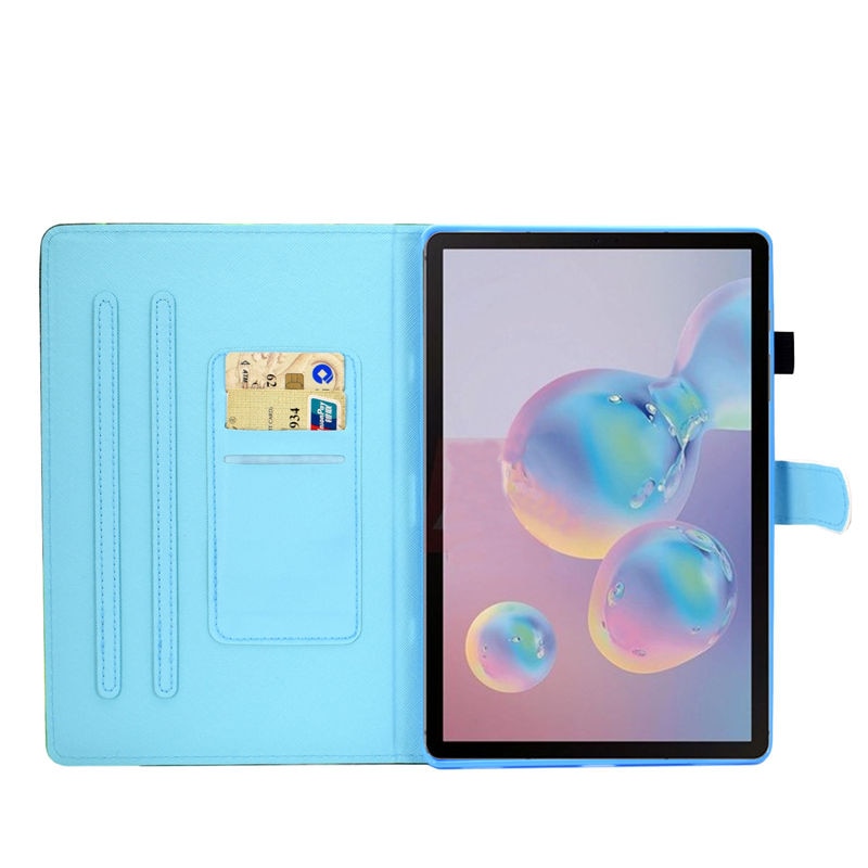 Case Samsung Galaxy Tab S7 SM-T870 SM-T875 #เคสฝาพับหนัง PU พิมพ์ลาย Pattern Printing Stand Leather