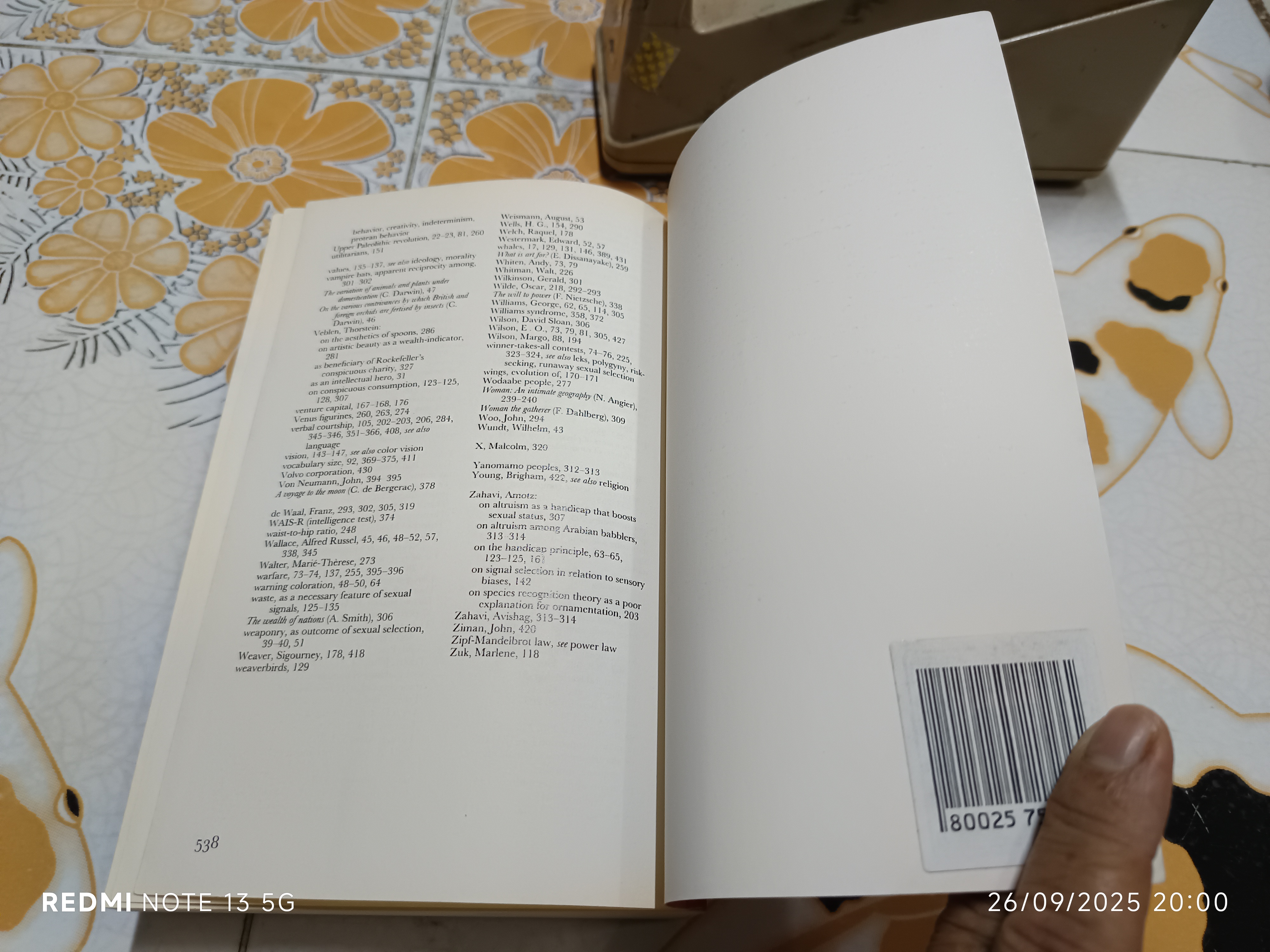 The Mating Mind : How Sexual Choice Shaped the Evolution of Human Nature by Geoffrey Miller , 2001