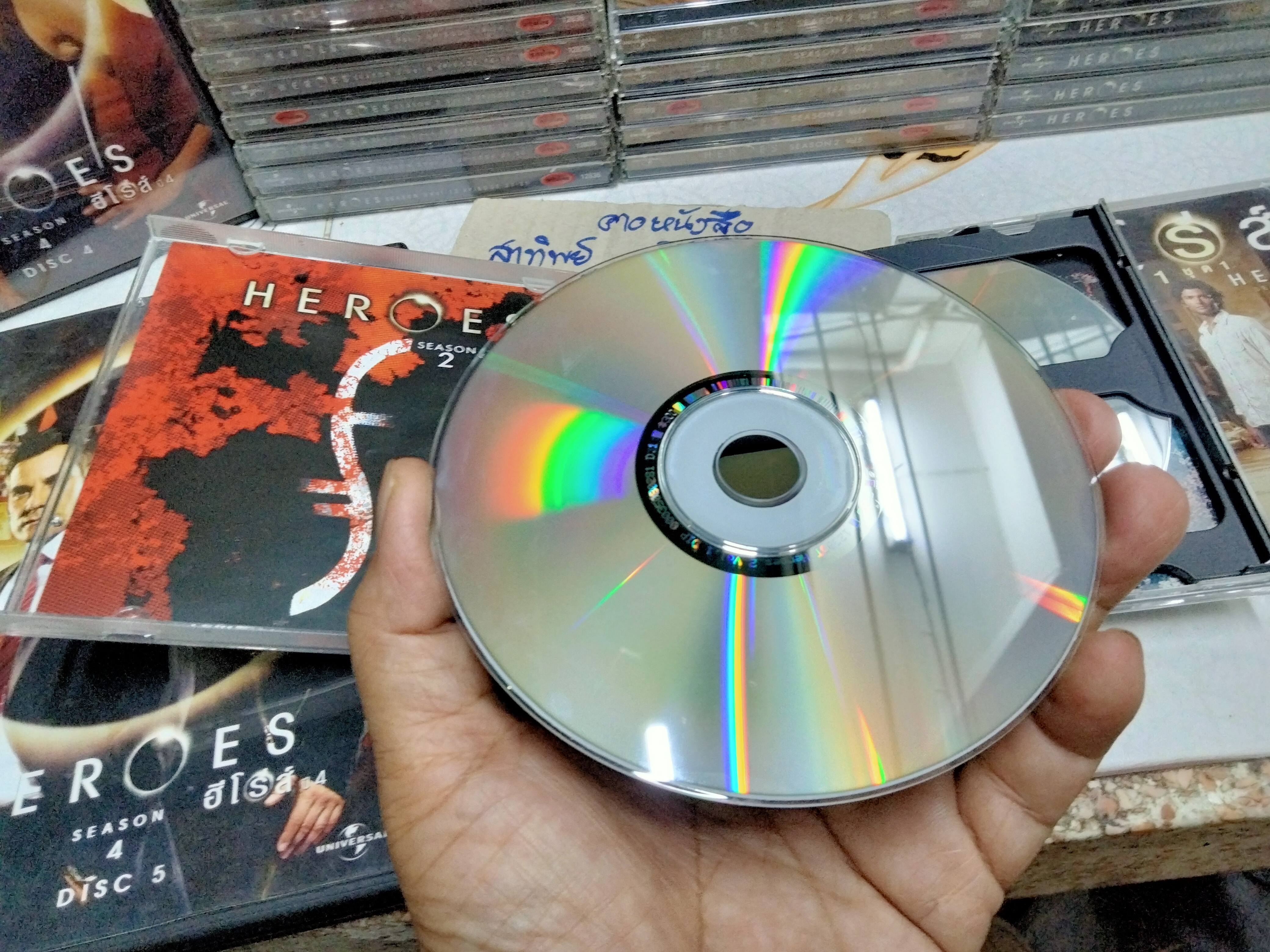 ฮีโร่ส์ ทีมหยุดโลก ซีซั่น 1-4 Heroes season 1-4 (แผ่น VCD + DVD จากร้านเช่า)