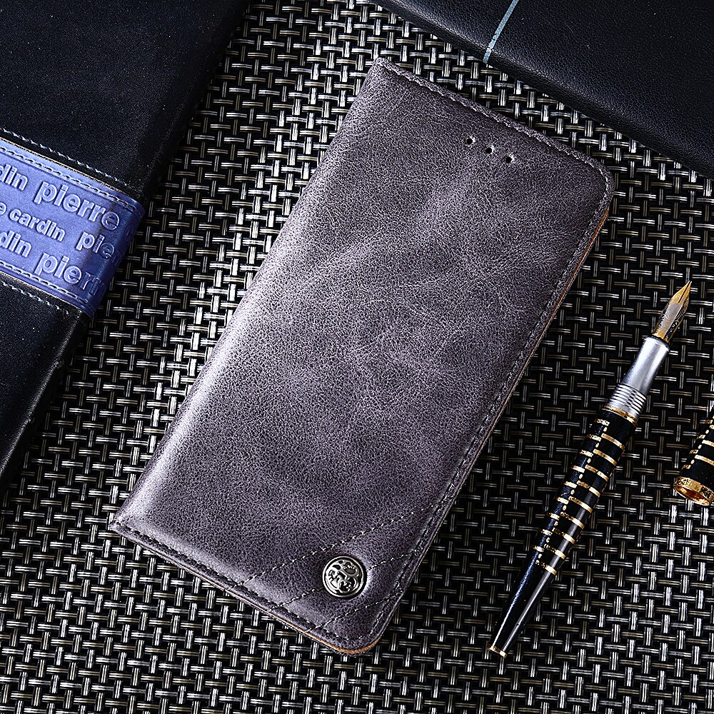 เคส Xiaomi Mi Note 10 Pro #เคสฝาพับพรีเมี่ยมแบบกระเป๋าสตางค์ หนัง PU Vintage