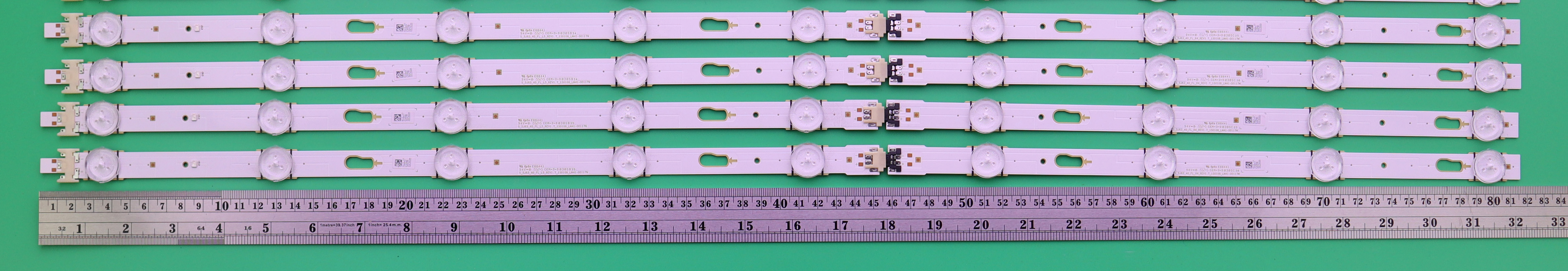 LED BACKLIGHT SAMSUNG UA40J6300 5+4 X 4 แถว ORIGINAL