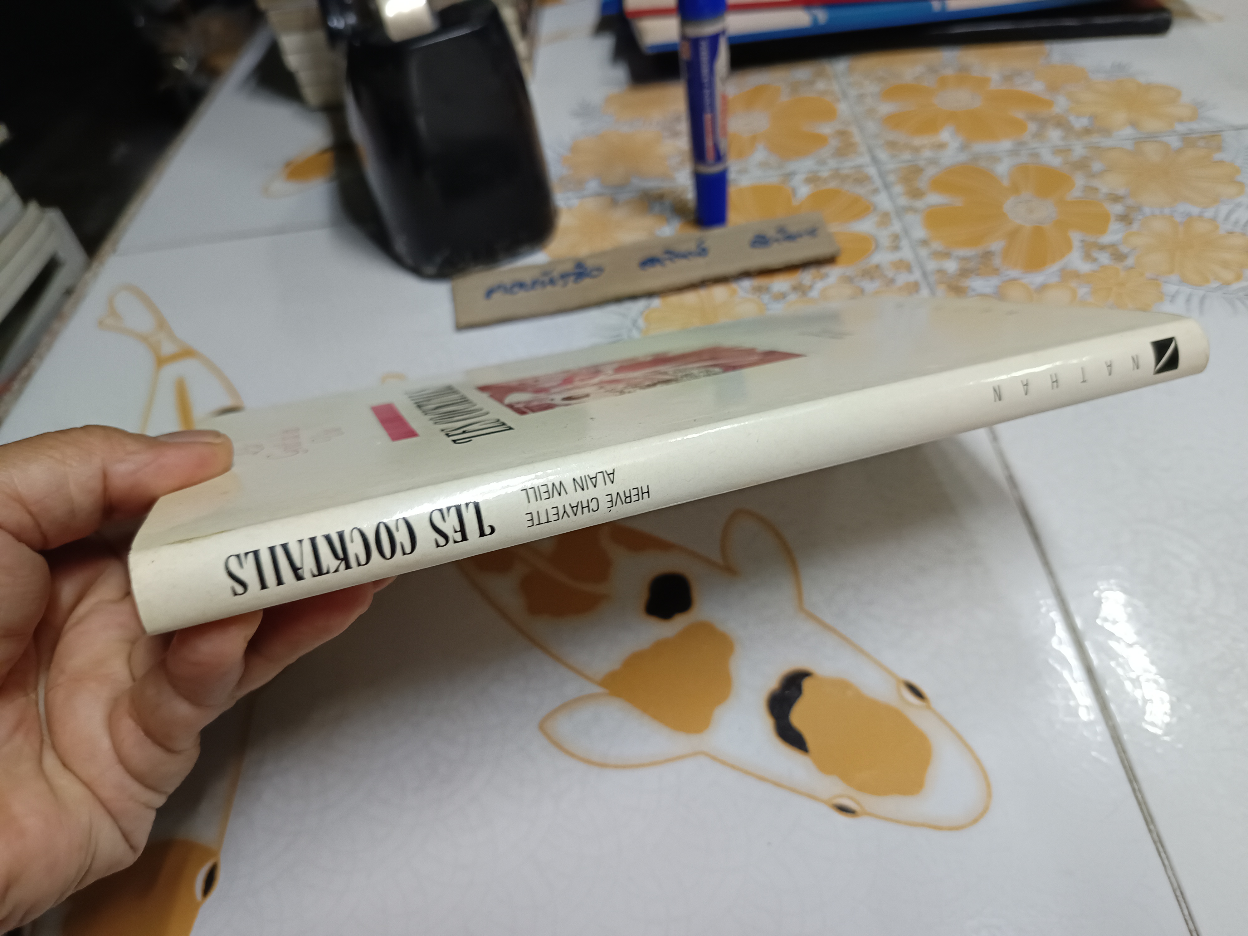 LES COCKTAILS ( FRENCH EDITION), 1988 Hervé Chayette, Alain Weill ค็อกเทล ฉบับภาษาฝรั่งเศส