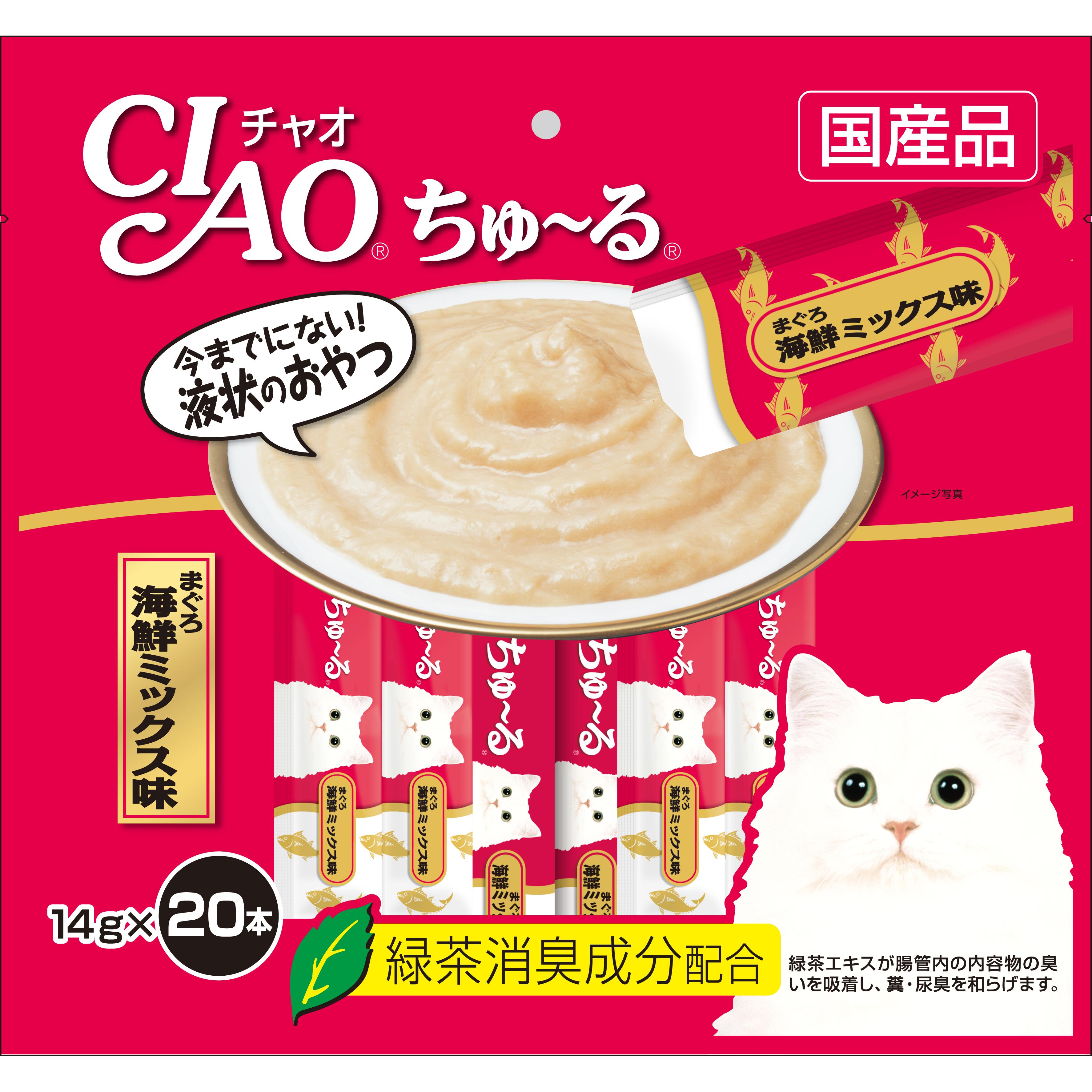 แมวเลีย CIAO ใหญ่ ทูน่าเนื้อขาว