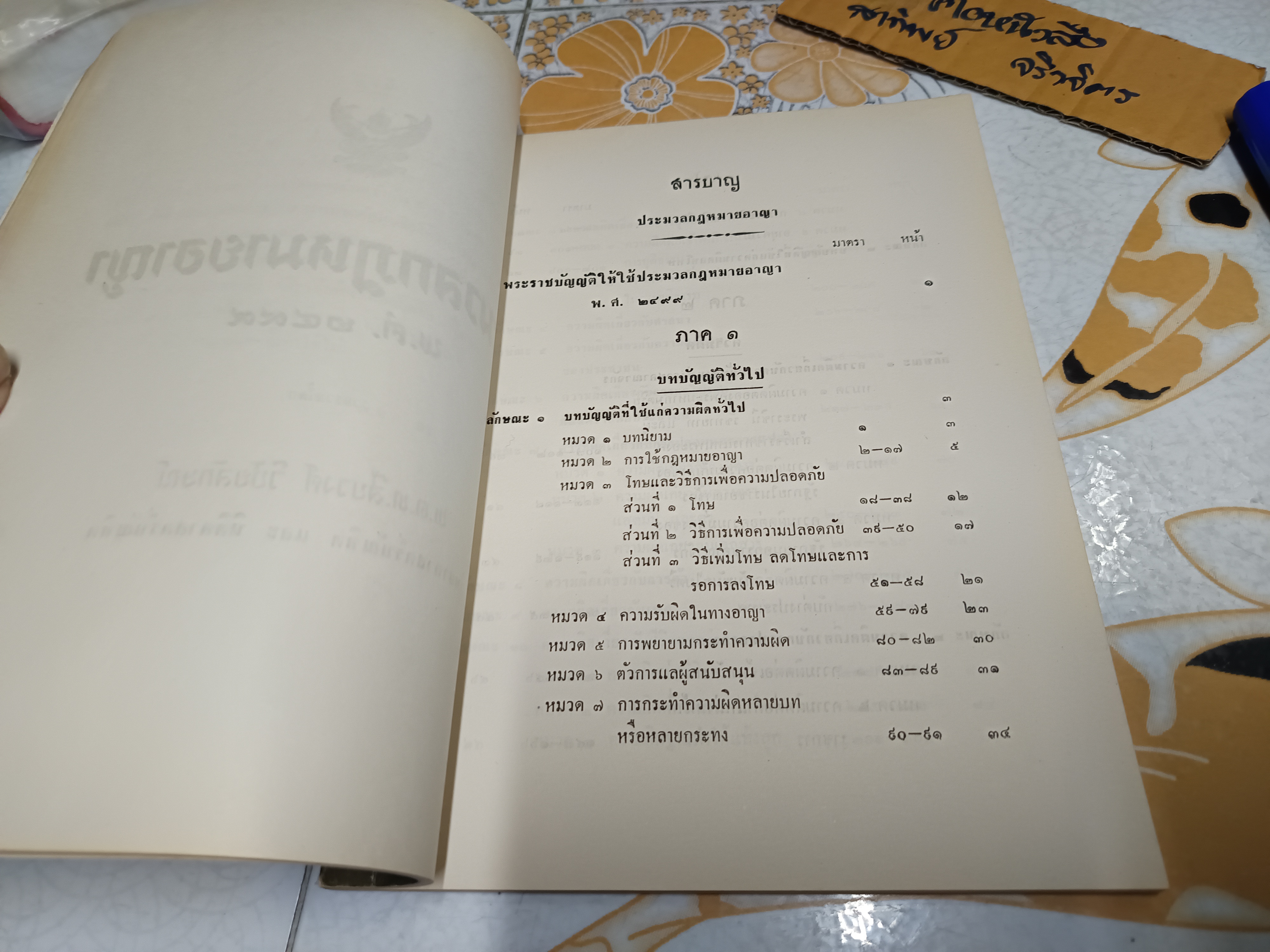 ประมวลกฎหมายอาญา พ.ศ 2499 รวบรวมโดย พ.ต.ท.สืบวงศ์ วิชัยลักษณ์ พิมพ์เป็นอนุสรณ์ในงานพระราชทานเพลิงศพ อำมาตย์เอก พระเสริมพาณิชย์ (เสริม ชูโต)