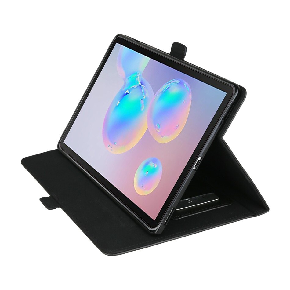 Case Samsung Galaxy Tab S7 11นิ้ว T870 T875 #เคสฝาพับหนัง PU ช่องเสียบการ์ดภายนอกและภายใน Flip Card Slots Stand Leather
