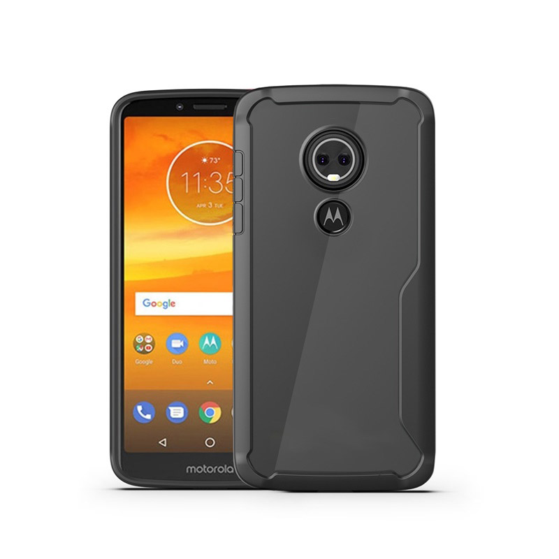 Case Moto E5 Plus #เคสฝาหลัง Hybrid Shock Absorption PC + TPU