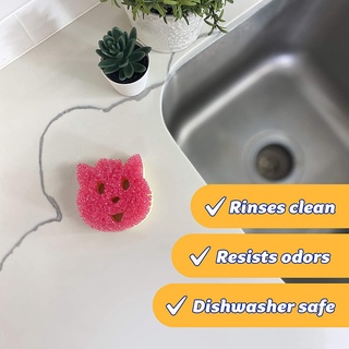 Scrub Daddy® Scrub Mommy® Special Edition, Dual-Sided Scrubber and Sponge ฟองน้ำอเนกประสงค์ แบบ 2 ด้าน ที่ขัด + ฟองน้ำ