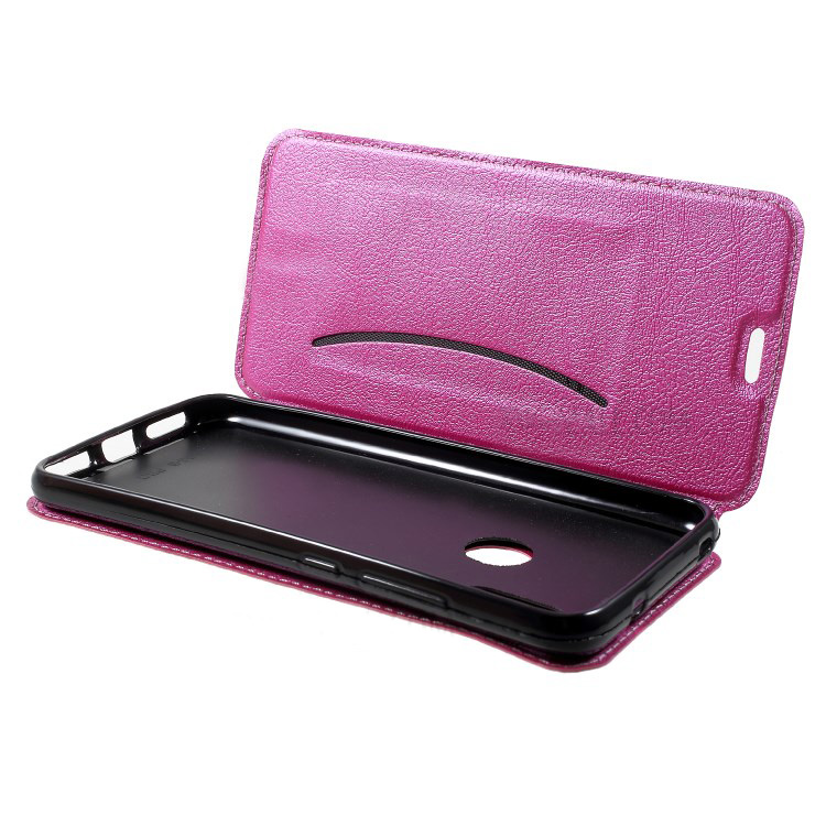 เคส Xiaomi Mi 8 (6.21-inch) #เคสฝาพับหนัง PU มีช่องใส่บัตร Auto-absorbed Leather