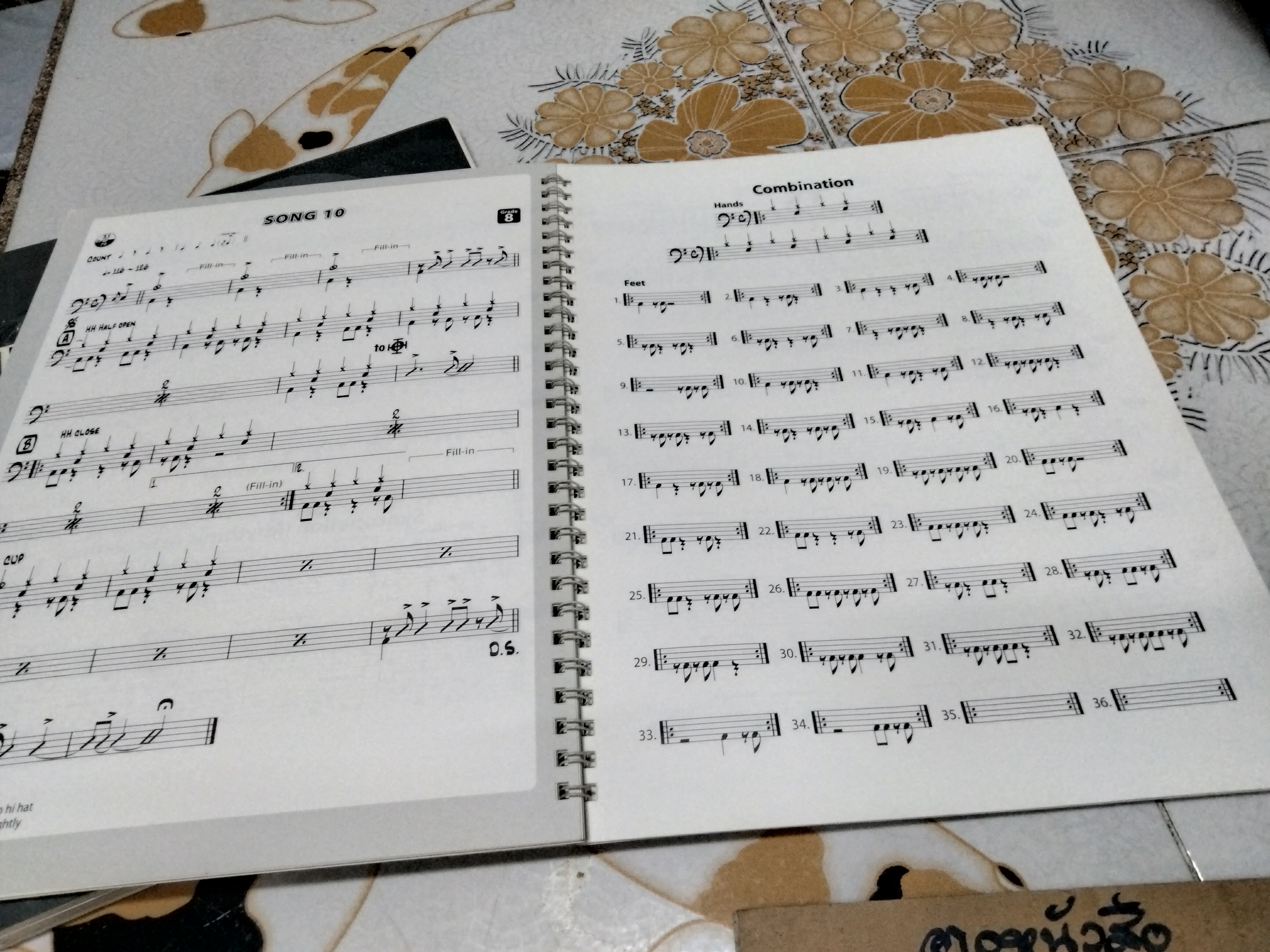 หนังสือเรียนตีกลอง YAMAHA MUSIC FOUNDATION (ขายรวม 2 เล่ม) DRUM FUNDAMENTALS + DRUMS 1 **สินค้าหมด**