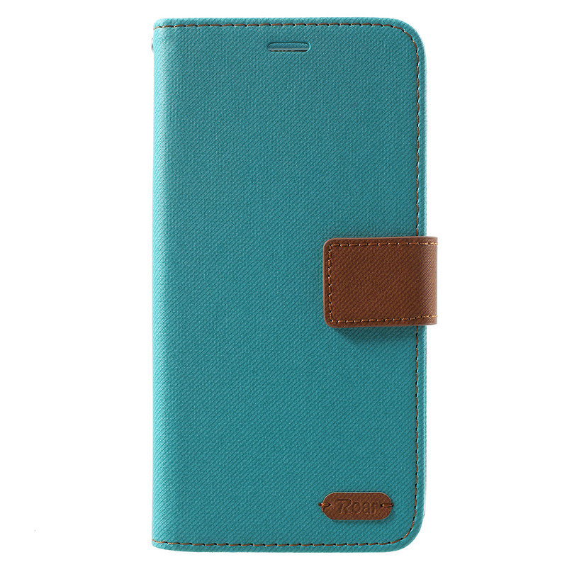 Case Asus Zenfone 5 ZE620KL / Zenfone 5Z ZS620KL #เคสฝาพับแบบกระเป๋าสตางค์ ROAR KOREA Twill Leather Wallet