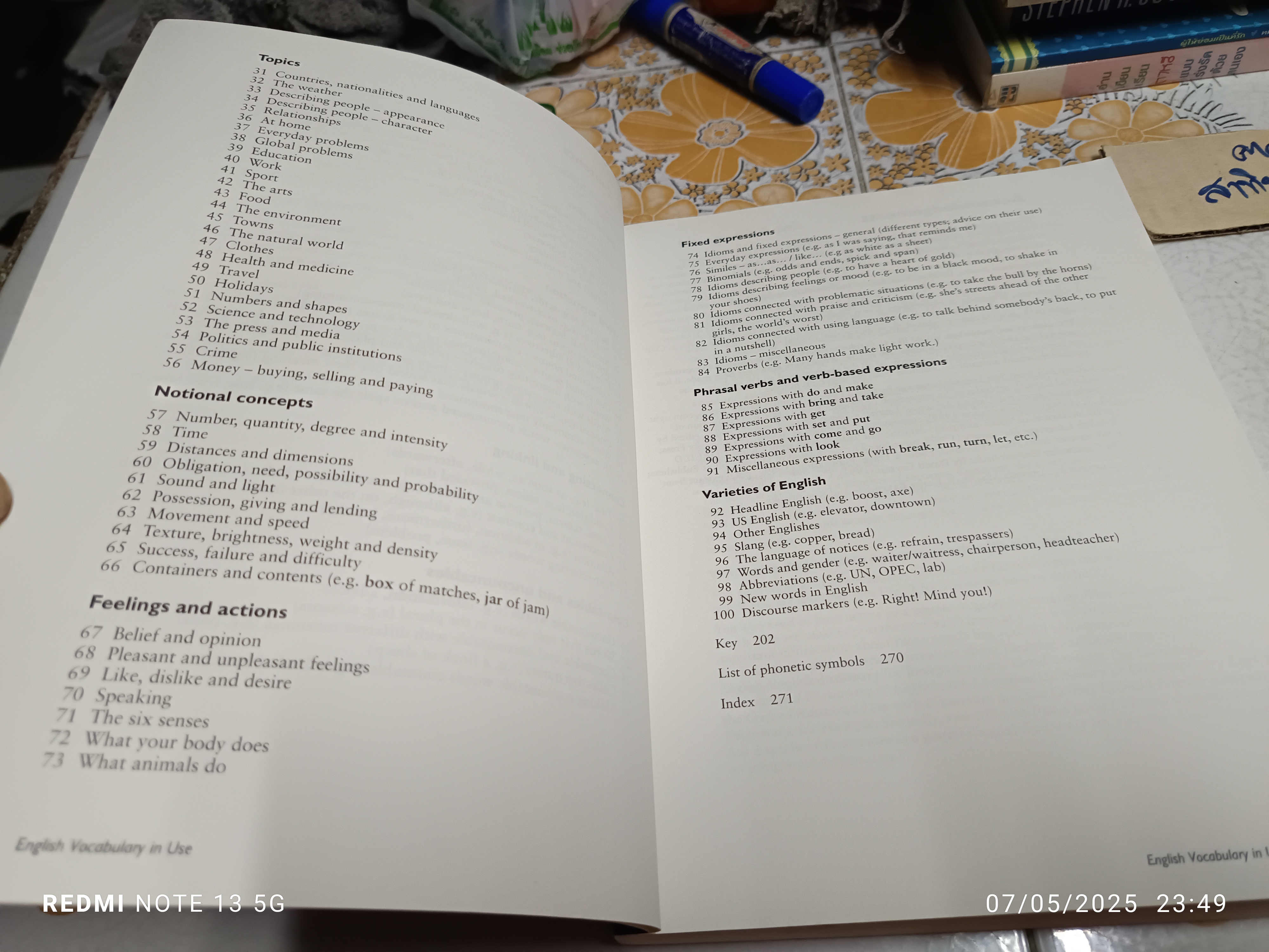 English Vocabulary in Use Upper-Intermediate Book with answers Eleven printed 2000 by McCarthy, Michael/ O'Dell, Felicity.
