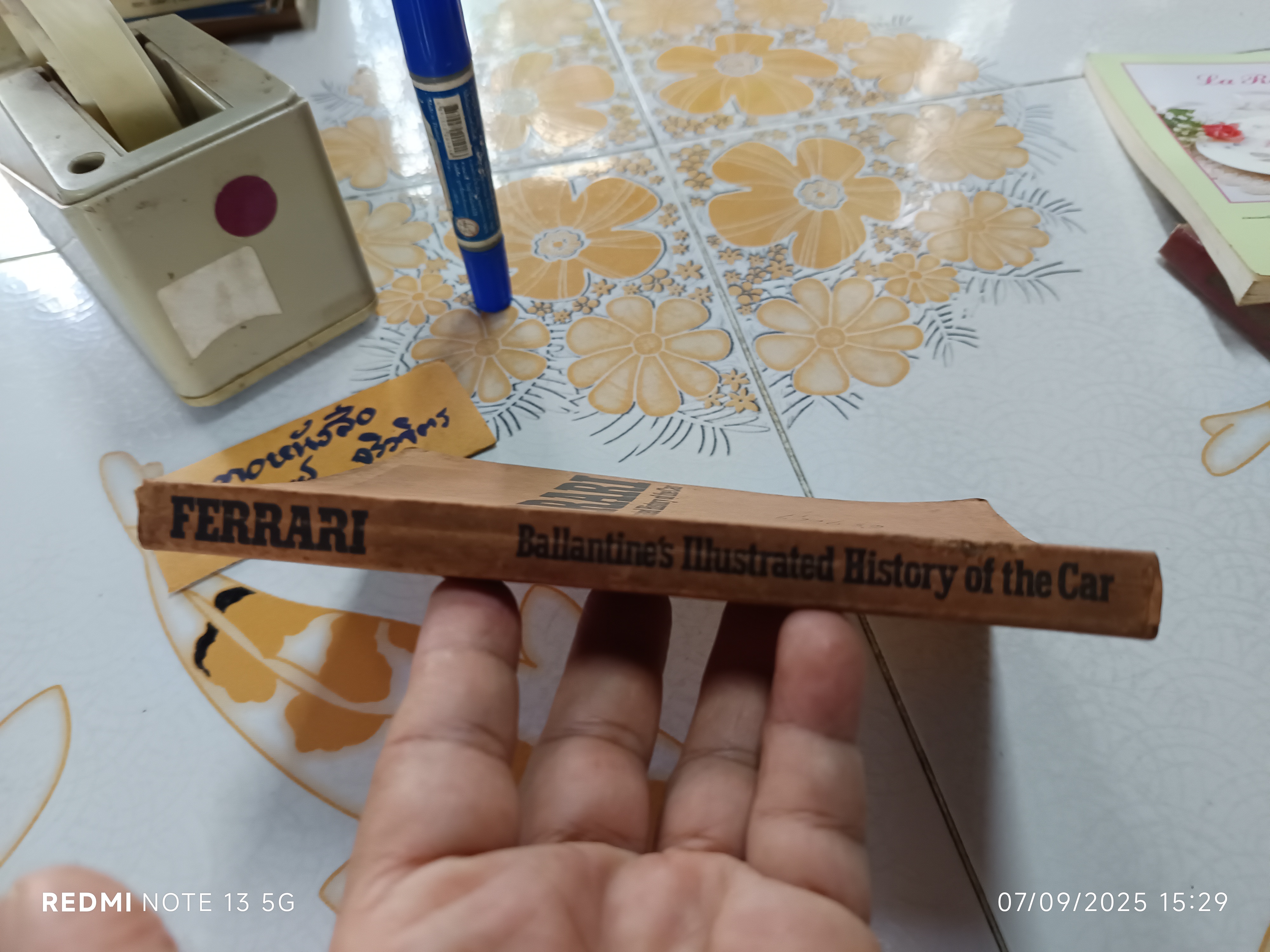 Ferrari Ballantine's Illustrated History of the car ฉบับภาษาญี่ปุ่น (พิมพ์ปี 1971)