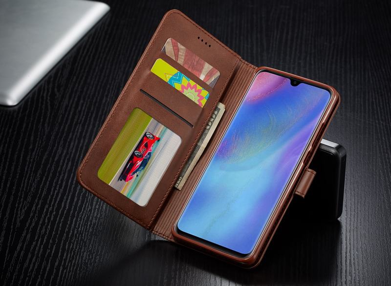 Case Huawei P30 Pro #เคสฝาพับ LC.IMEEKE หนัง PU แบบกระเป๋าสตางค์ เคสคุณภาพดีราคาถูก