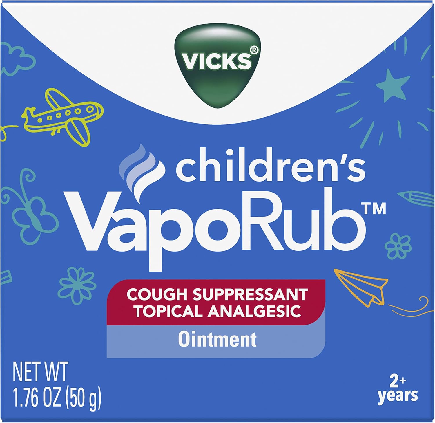 Vicks® Children’s VapoRub Topical Cough Suppressant & Analgesic (1.76 oz)