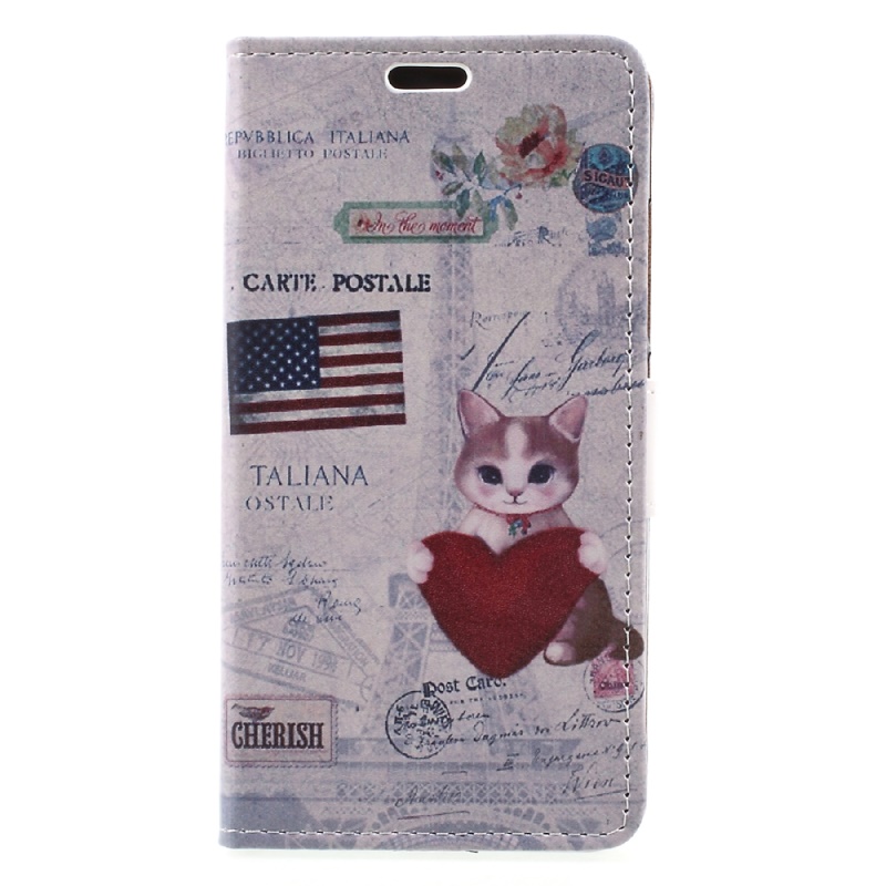 Case Samsung Galaxy A8 Plus (2018) #เคสฝาพับรูปกระเป๋าสตางค์พิมพ์ลายน่ารักๆ