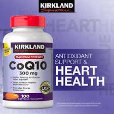 (Pre Order) Kirkland Signature® Q10 USP Verified 300 mg 100 Softgels ช่วยโรคหัวใจ ความดัน ไมเกรน ชลอความแก่ ผิวเต่งตึง CoQ10