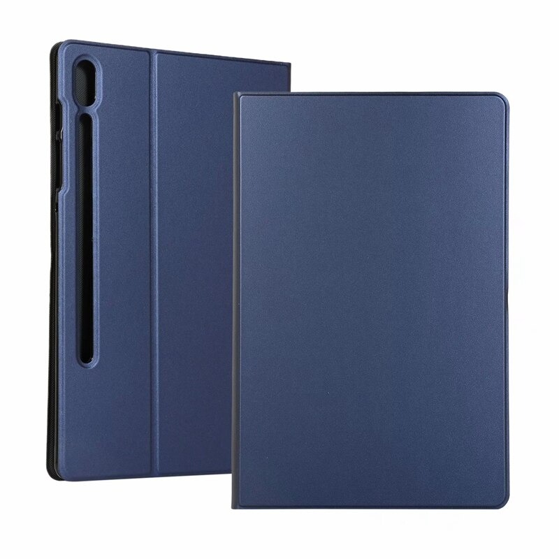 เคส Samsung Galaxy Tab S7 FE 12.4"(T730,T736) #เคสฝาพับหนัง PU+TPU พับตั้งได้ PU Leather Protection Case with Stand