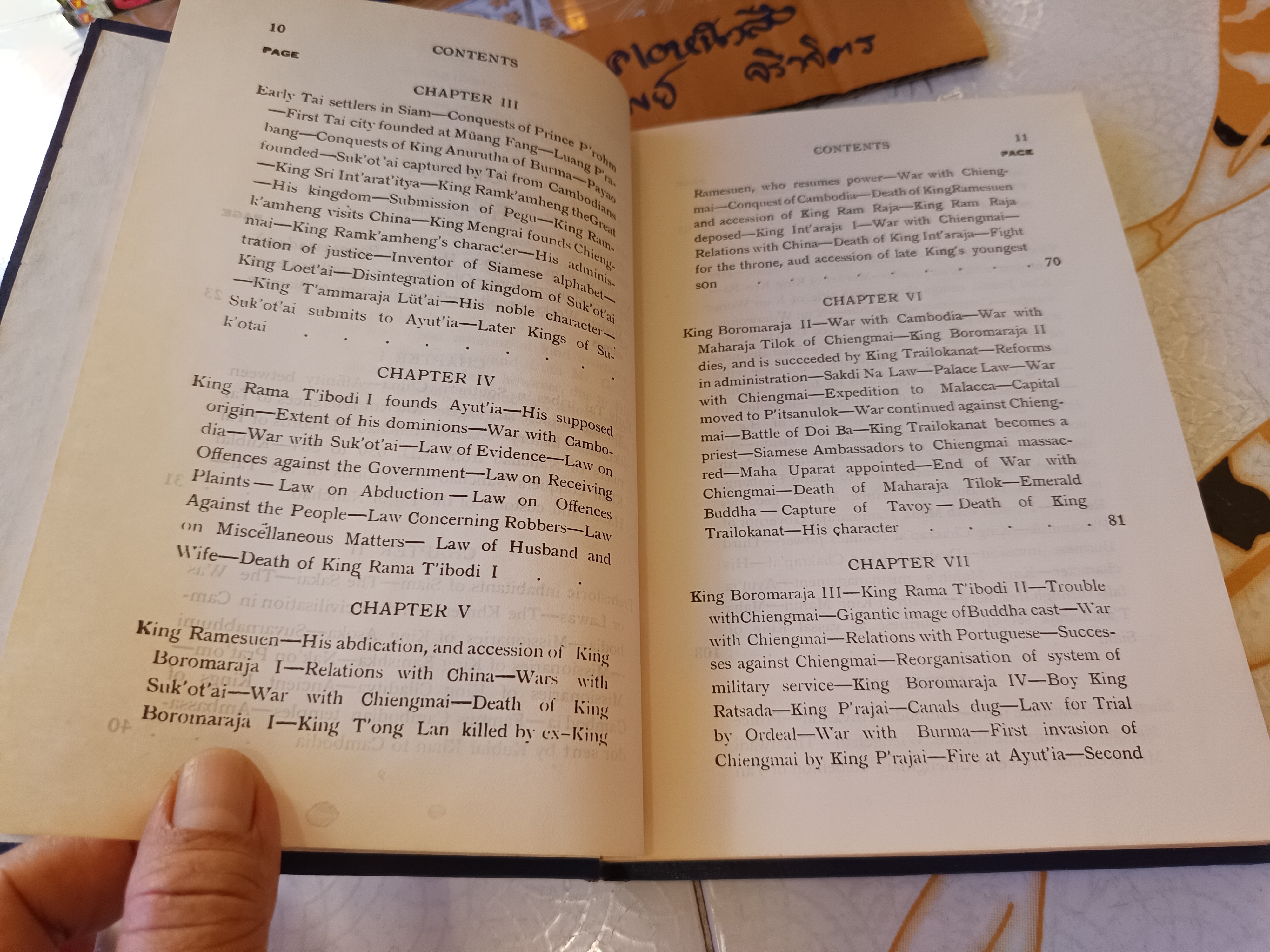 A History of Siam - W.A.R. Wood - Chalermnit Press , Bangkok , reprint 1982